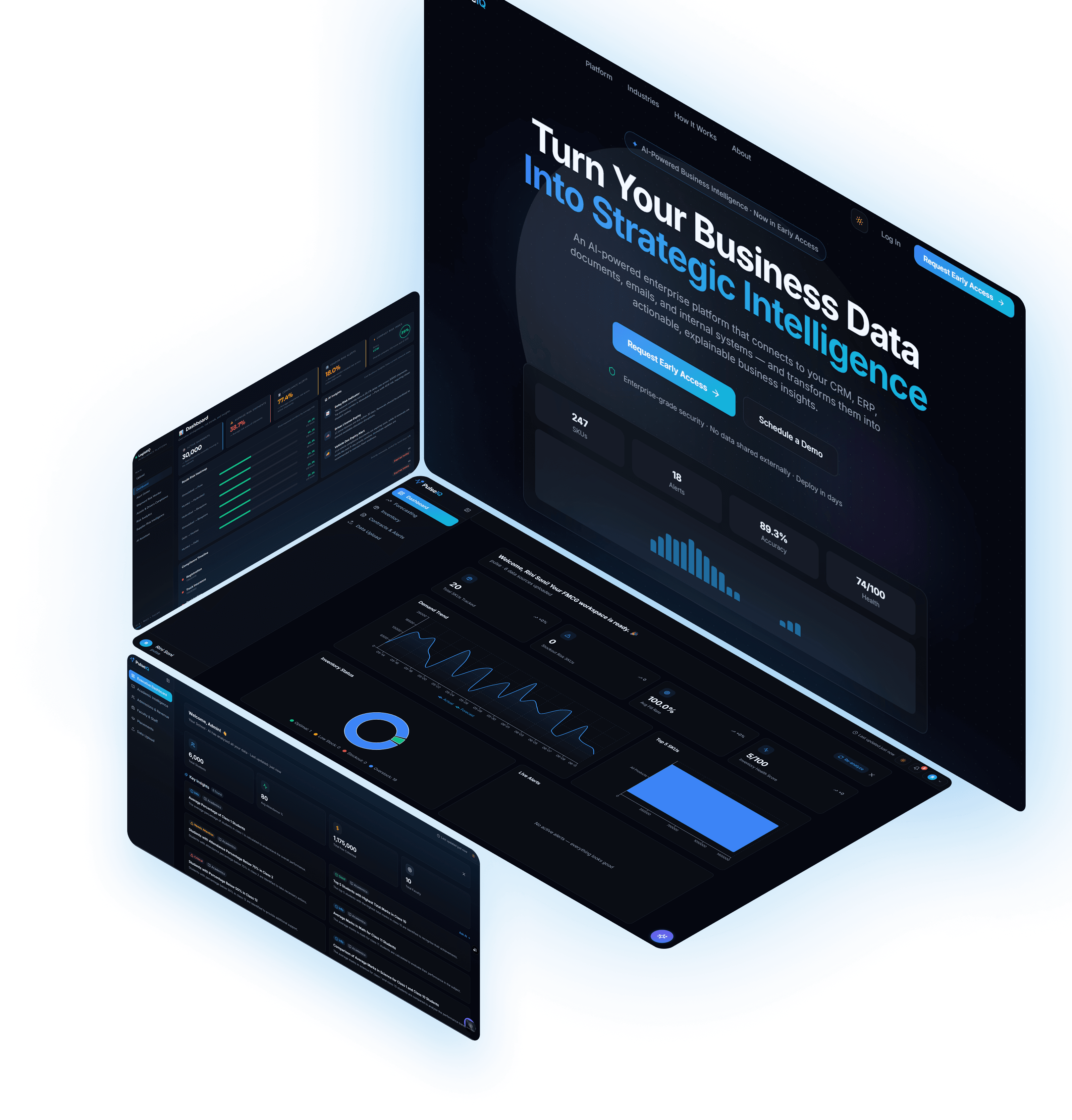 Deterministic AI Enterprise Intelligence Platform Hero