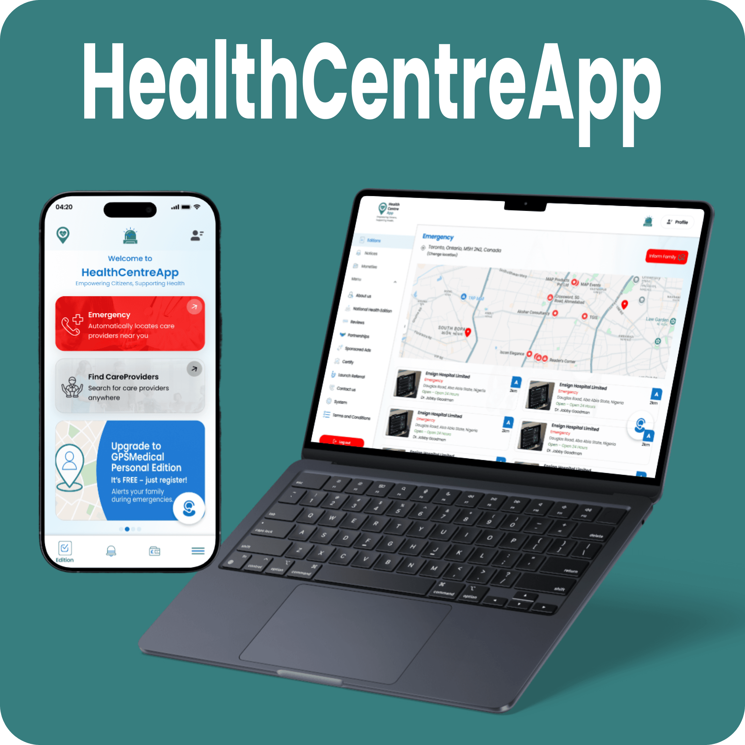 Health Centre App