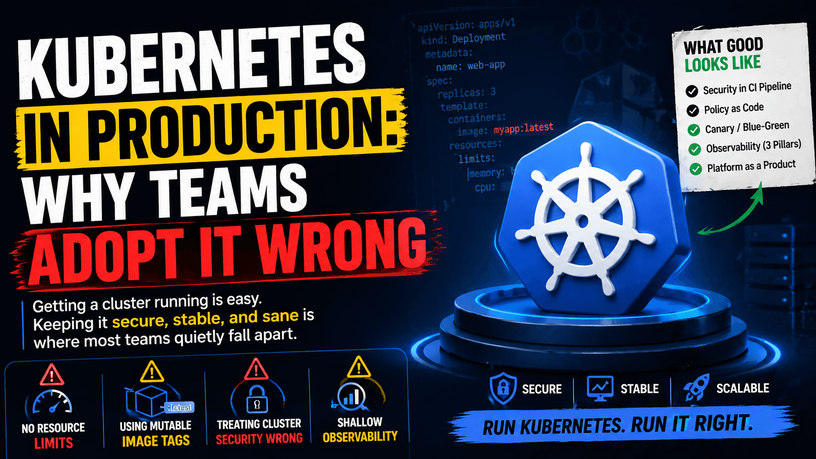 Kubernetes in Production: Why Teams Adopt It Wrong