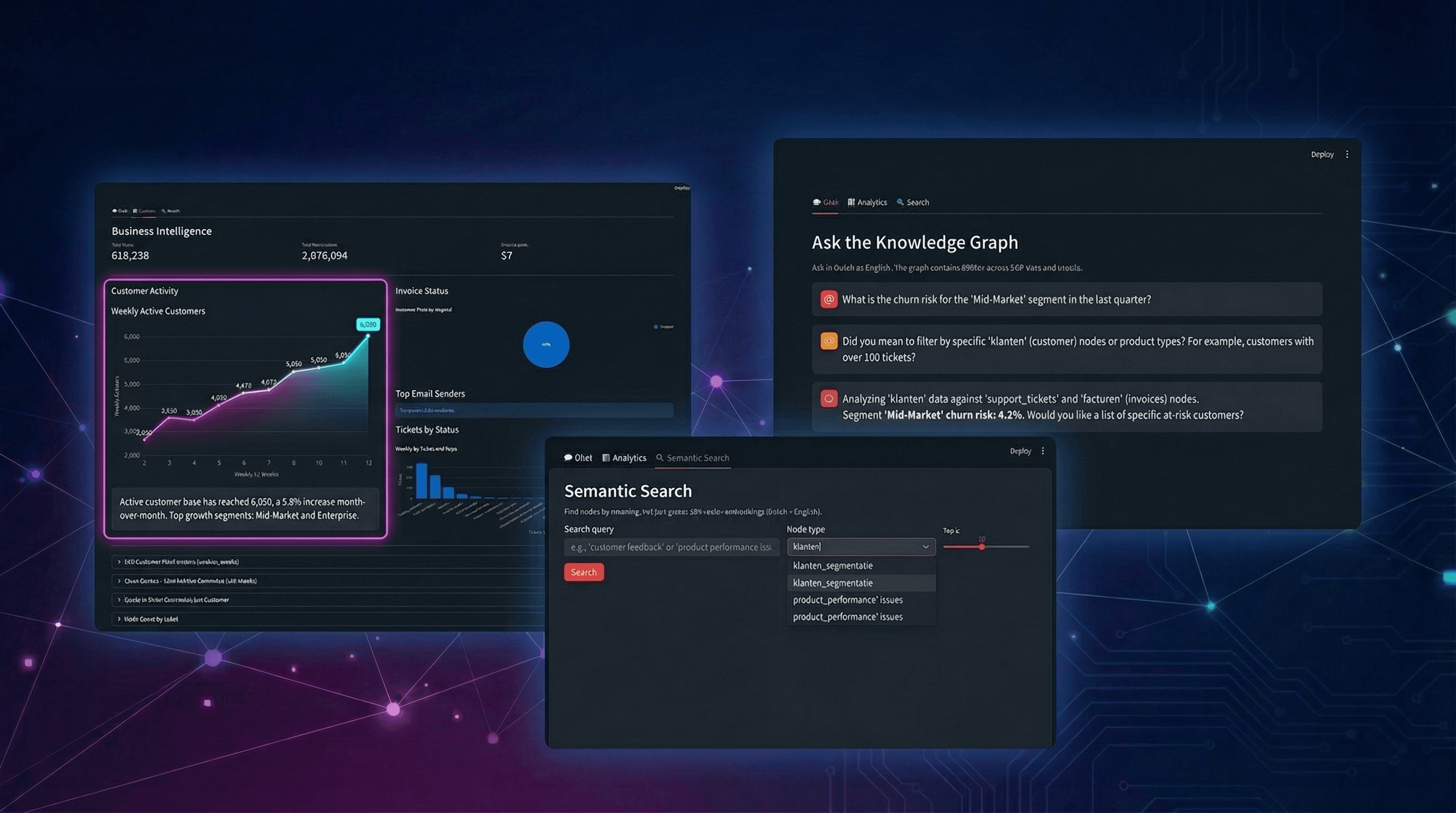 AI Knowledge Graph Platform for Enterprise Data Intelligence
