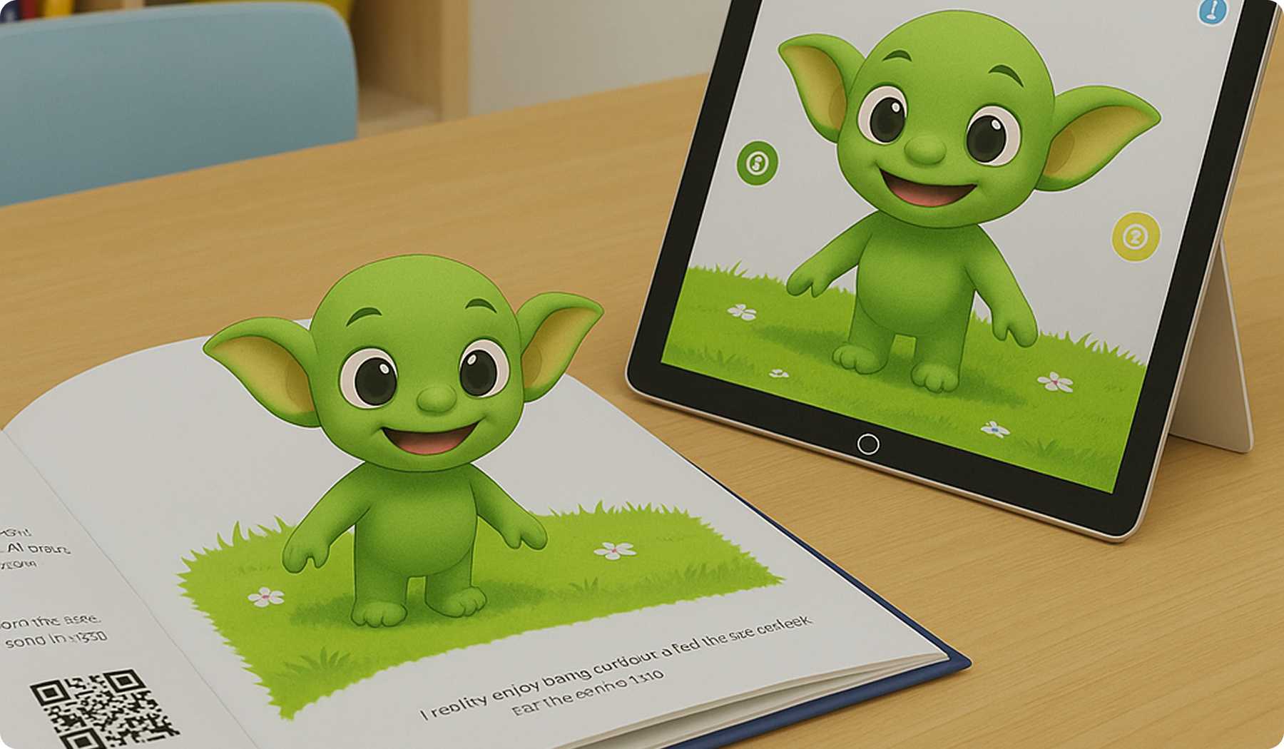 Interactive augmented reality app for educational purposes